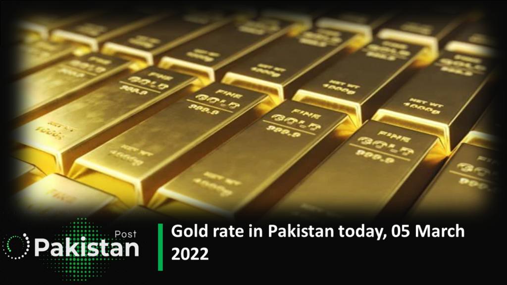 Gold rate in Pakistan