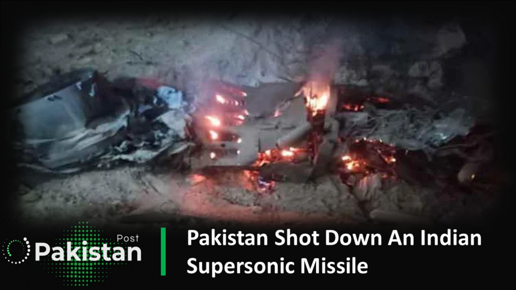 Pakistan Shot Down An Indian Supersonic Missile