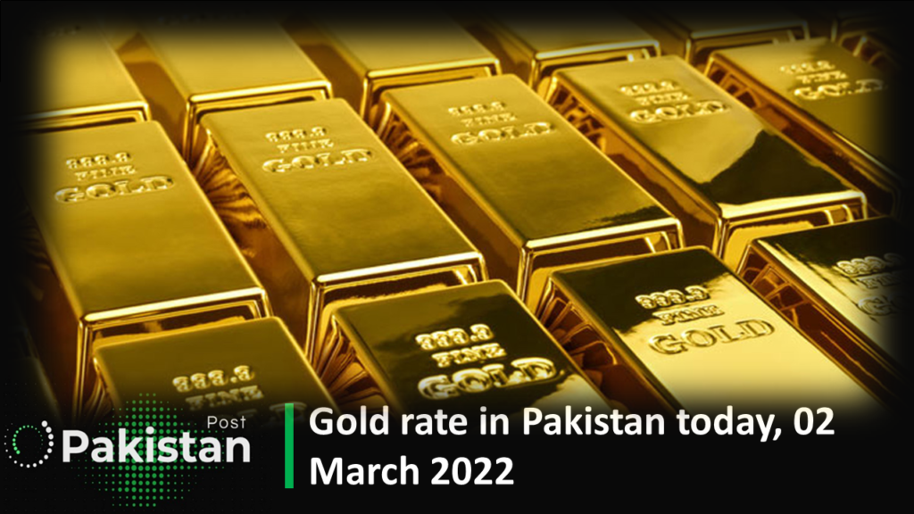 Gold rate in Pakistan Today