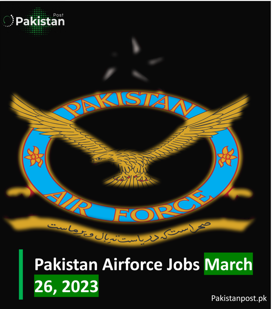 new jobs in pakistan air force 2023