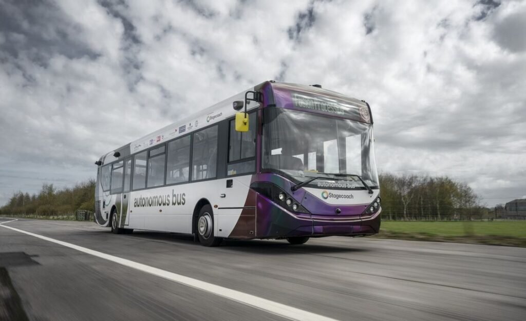 First Ever Self-Driving Bus Service Launched in UK