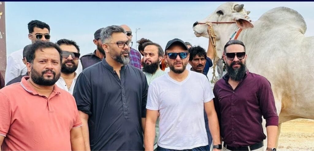 Cow Worth Millions Donated to JDC Foundation by AAA Associates Chairman through Shahid Afridi
