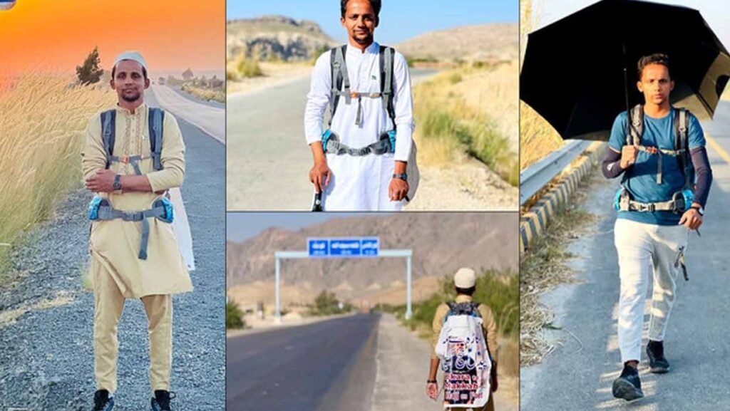 Pakistani Student Traveled over 4,000 Kilometers by Foot to Reach Makkah for Hajj Pilgrimage Pakistani Student Traveled over 4,000 Kilometers by Foot to Reach Makkah for Hajj Pilgrimage