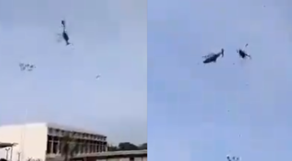 Two Helicopters Collide in Malaysia, Killing All 10 on Board Two Helicopters Collide in Malaysia, Killing All 10 on Board