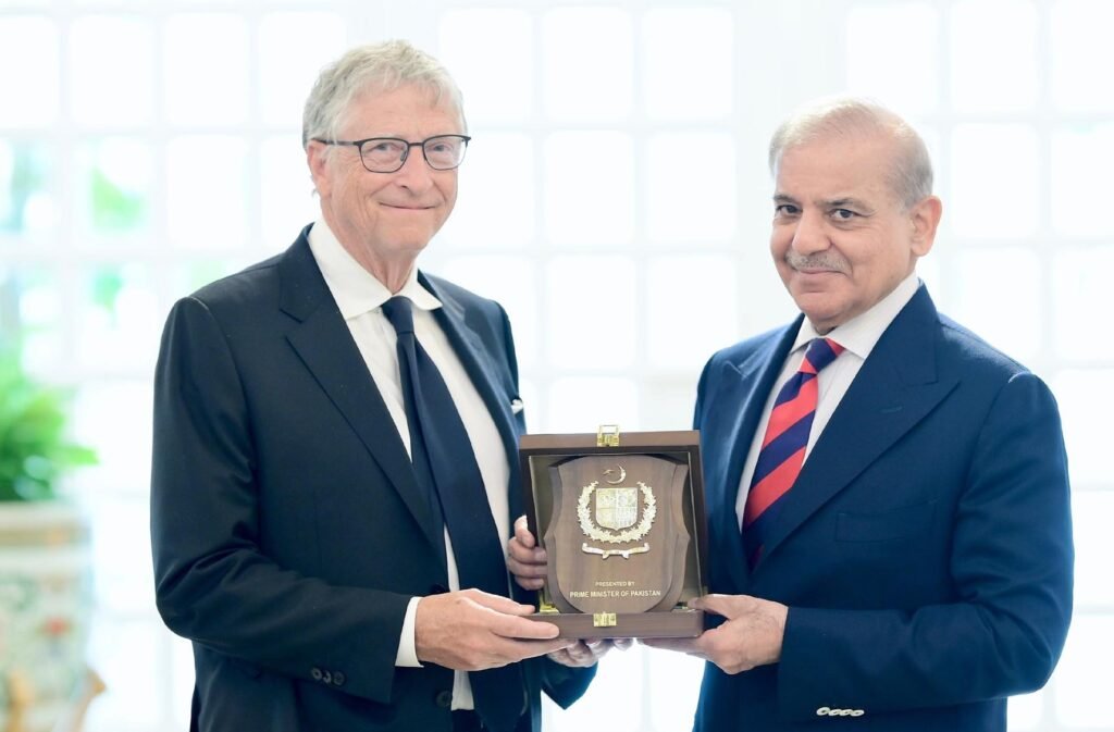 Shehbaz Sharif met with Bill Gates