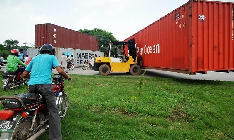 Islamabad’s Container Standoff Costs Rs. 28 Crore