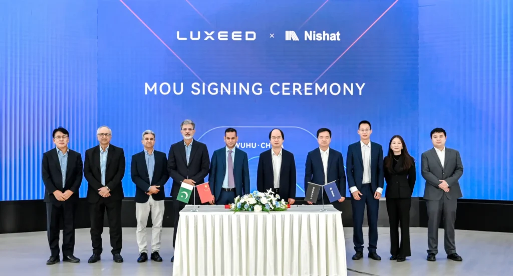 Nishat Group Signs Deal to Bring LUXEED Electric Cars to Pakistan