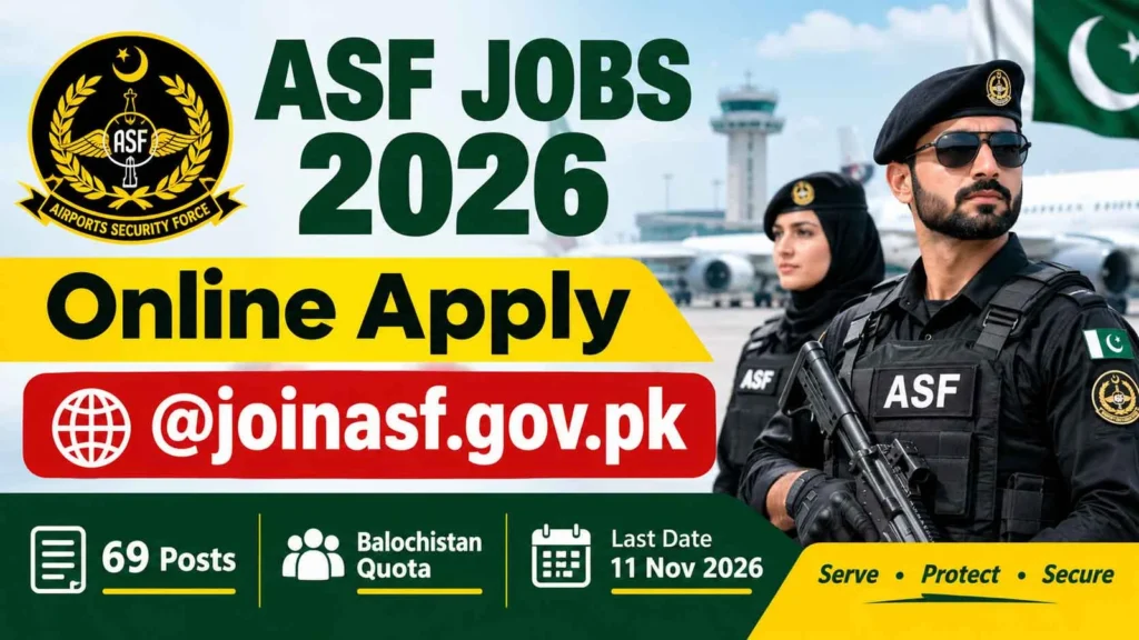 ASF Jobs 2026 for Corporal and ASI Last Date 11 November