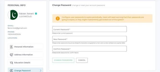 How to update your HEC profile