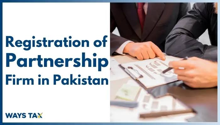 How to register a partnership firm in Pakistan